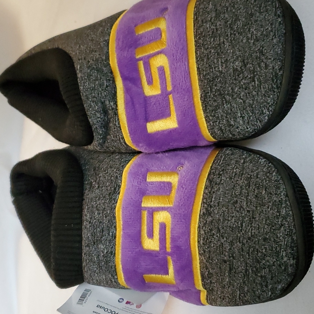 FOCO LSU SLIPPERS SIZE XL (13/14)